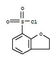 2,3 -二氢- 1 -呋喃- 7 -磺酰氯结构式