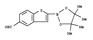 Structure of 5-FORMYLBENZO[B]THIOPHENE-2-BORONIC ACID PINACOL ESTER