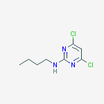 N-BUTYL-4,6-DICHLOROPYRIMIDIN-2-AMINE结构式