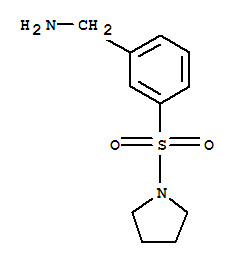 Structure of (3-(Pyrrolidin-1-ylsulfonyl)phenyl)methanamine