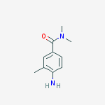 Structure of 4-AMINO-N,N,3-TRIMETHYLBENZAMIDE 95%