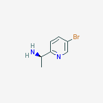 (R)-1-(5-Bromo-pyridin-2-yl)-ethylamine结构式