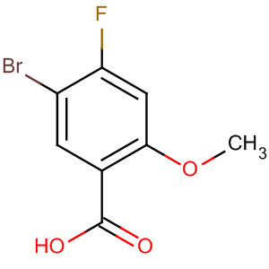 Structure of Benzoic acid, 5-bromo-4-fluoro-2-methoxy-