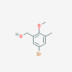 Structure of (5-BROMO-2-METHOXY-3-METHYLPHENYL)METHANOL