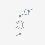 Structure of 3-(4-methoxyphenoxy)azetidine