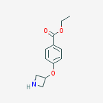 Structure of 4-(Azetidin-3-yloxy)-benzoic acid ethyl ester