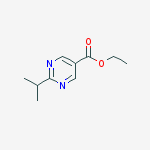 Structure of Ethyl 2-propan-2-ylpyrimidine-5-carboxylate