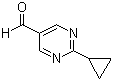 Structure of 2-cyclopropylpyrimidine-5-carbaldehyde