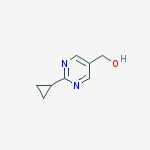 Structure of (2-cyclopropylpyrimidin-5-yl)methanol