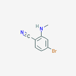 Structure of 4-Bromo-2-(methylamino)benzonitrile