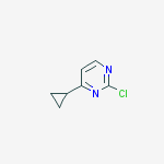 Structure of 2-chloro-4-cyclopropylpyrimidine