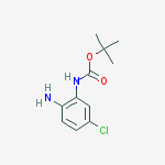 Structure of (2-AMINO-5-CHLORO-PHENYL)-CARBAMIC ACID TERT-BUTYL ESTER