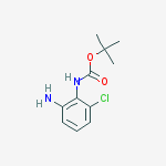 Structure of (2-AMINO-6-CHLORO-PHENYL)-CARBAMIC ACID TERT-BUTYL ESTER