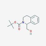 Structure of 1-HYDROXYMETHYL-3,4-DIHYDRO-1H-ISOQUINOLINE-2-CARBOXYLIC ACID TERT-BUTYL ESTER