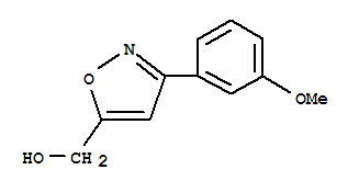 Structure of [3-(3-METHOXY-PHENYL)-ISOXAZOL-5-YL]-METHANOL