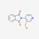 Structure of 3-BROMOMETHYL-4-PHTHALIMIDO-PYRIDINE