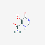 Structure of 5,6-DIHYDROXY-PYRIMIDINE-4-CARBOXYLIC ACID AMIDE