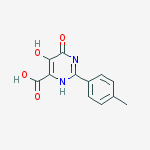 Structure of 5,6-DIHYDROXY-2-P-TOLYL-PYRIMIDINE-4-CARBOXYLIC ACID