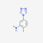 Structure of 2-METHYL-5-(4H-1,2,4-TRIAZOL-4-YL)ANILINE