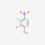 Structure of Phenol,  2-fluoro-3-methyl-4-nitro-