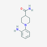 Structure of 1-(2-AMINOPHENYL)PIPERIDINE-4-CARBOXAMIDE
