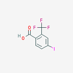 Structure of 2-(trifluoromethyl)-4-iodobenzoic acid