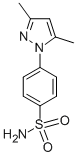 Structure of 4-(3,5-DIMETHYL-PYRAZOL-1-YL)-BENZENESULFONAMIDE