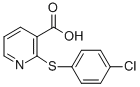 Structure of 2-(4-CHLOROPHENYLTHIO)NICOTINIC ACID