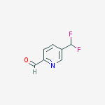 5-(difluoromethyl)pyridine-2-carbaldehyde结构式