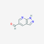 Structure of 1H-PYRAZOLO[3,4-B]PYRIDINE-5-CARBALDEHYDE