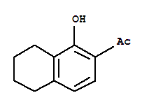 1-(1-羟基-5,6,7,8-四氢萘-2-基)乙酮结构式