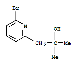 Structure of 2-Pyridineethanol,6-bromo-a,a-dimethyl-