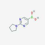 Structure of (2-Pyrrolidin-1-ylpyrimidin-5-yl)boronic acid