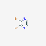 Structure of 2,3-DIBROMOPYRAZINE