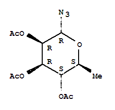 Structure of 2,3,4-TRI-O-ACETYL-ALPHA-L-RHAMNOPYRANOSYL AZIDE