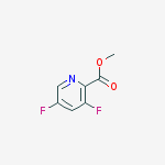 Structure of METHYL 3,5-DIFLUOROPYRIDINE-2-CARBOXYLATE