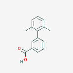 Structure of 2',6'-Dimethylbiphenyl-3-carboxylic acid