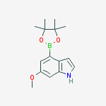 Structure of Benzoic acid, 2-(1H-indol-5-yl)-