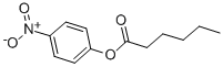 Structure of N-CAPROIC ACID 4-NITROPHENYL ESTER