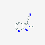 Structure of 1H-pyrazolo[3,4-b]pyridine-3-carbonitrile