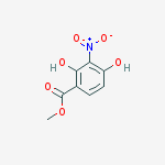 Structure of METHYL 2,4-DIHYDROXY-3-NITROBENZOATE