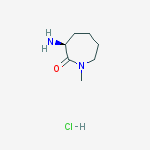 Structure of (S)-3-Amino-1-methyl-azepan-2-one HCl