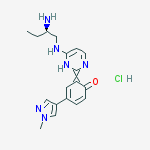 Structure of 6-[6-[[(2r)-2-aminobutyl]amino]-1h-pyrimidin-2-ylidene]-4-(1-methylpyrazol-4-yl)cyclohexa-2,4-dien-1-one;hydrochloride
