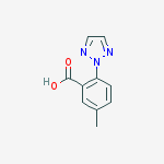Structure of 2-(2H-1,2,3-TRIAZOL-2-YL)-5-METHYLBENZOIC ACID