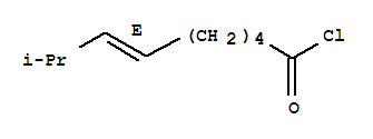 Structure of TRANS-8-METHYL-6-NONENOYL CHLORIDE