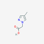 Structure of (4-methyl-1H-pyrazol-1-yl)acetic acid