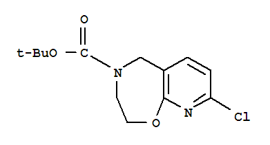 tert-butyl 8-chloro-2,3-dihydropyrido[3,2-f][1,4]oxazepine-4(5H)-carboxylate结构式