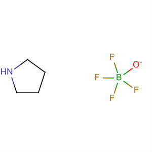 Pyrrolidine, tetrafluoroborate(1-)结构式