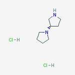 (3'S)-(1,3)-双吡咯烷盐酸盐结构式