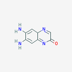 Structure of 2(1H)-Quinoxalinone,  6,7-diamino-